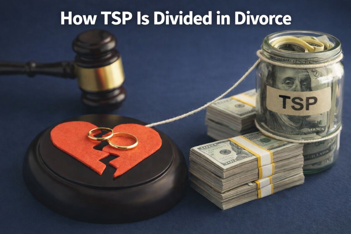 How TSP Is Divided in Divorce: Complete Guide to Thrift Savings Plan Payouts, Court Orders, and Ex-Spouse Rights
