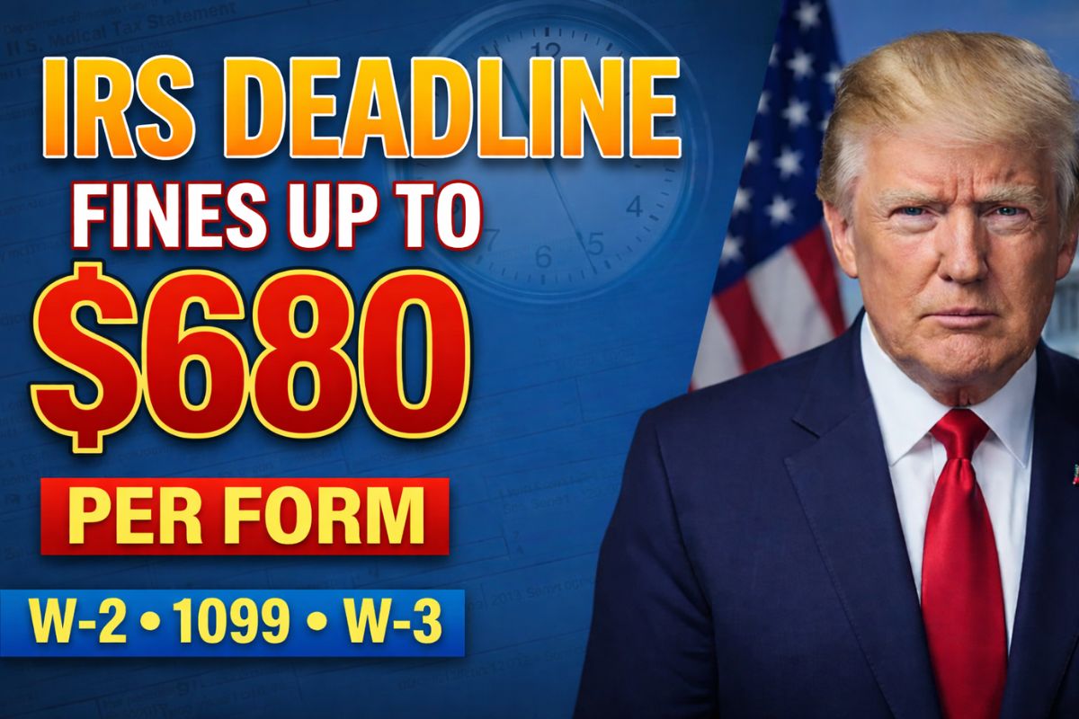 Tax Deadline Passed – Millions Risk Fines Up to $680 Per Form for Late IRS Filings