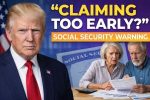 Why Claiming Social Security Now May Not Be the Right Financial Move